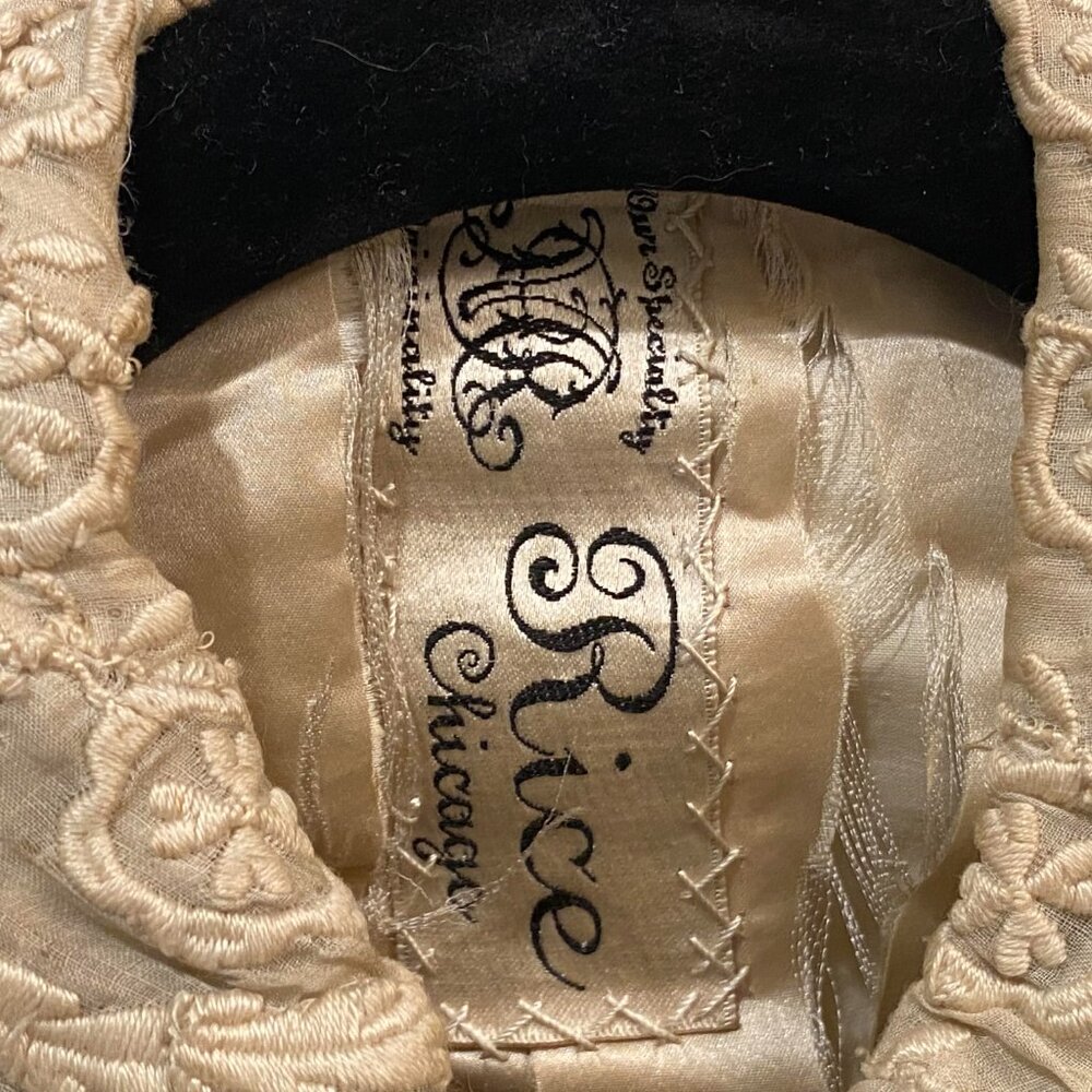 Victorian Black Wool White Lace Passementerie Short Jacket - Picture 3 of 6